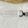 Natural Clear Quartz Pendent Necklace 5.47g 29.8 by 8.3 by 8.1mm