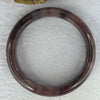 Transparent Purple Quartzite Jade Bangle 天山玉手镯 Internal Diameter 59.5mm 60.70g 15.2 by 9.1mm