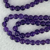 Good Grade Natural Amethyst Necklace 39.39g 52cm 7.2mm 79 Beads