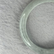 Type A Light Sky Blue Jadeite Bangle 72.80g Inner Diameter 56.1mm 11.2 by 8.5mm (Internal Lines) - Huangs Jadeite and Jewelry Pte Ltd