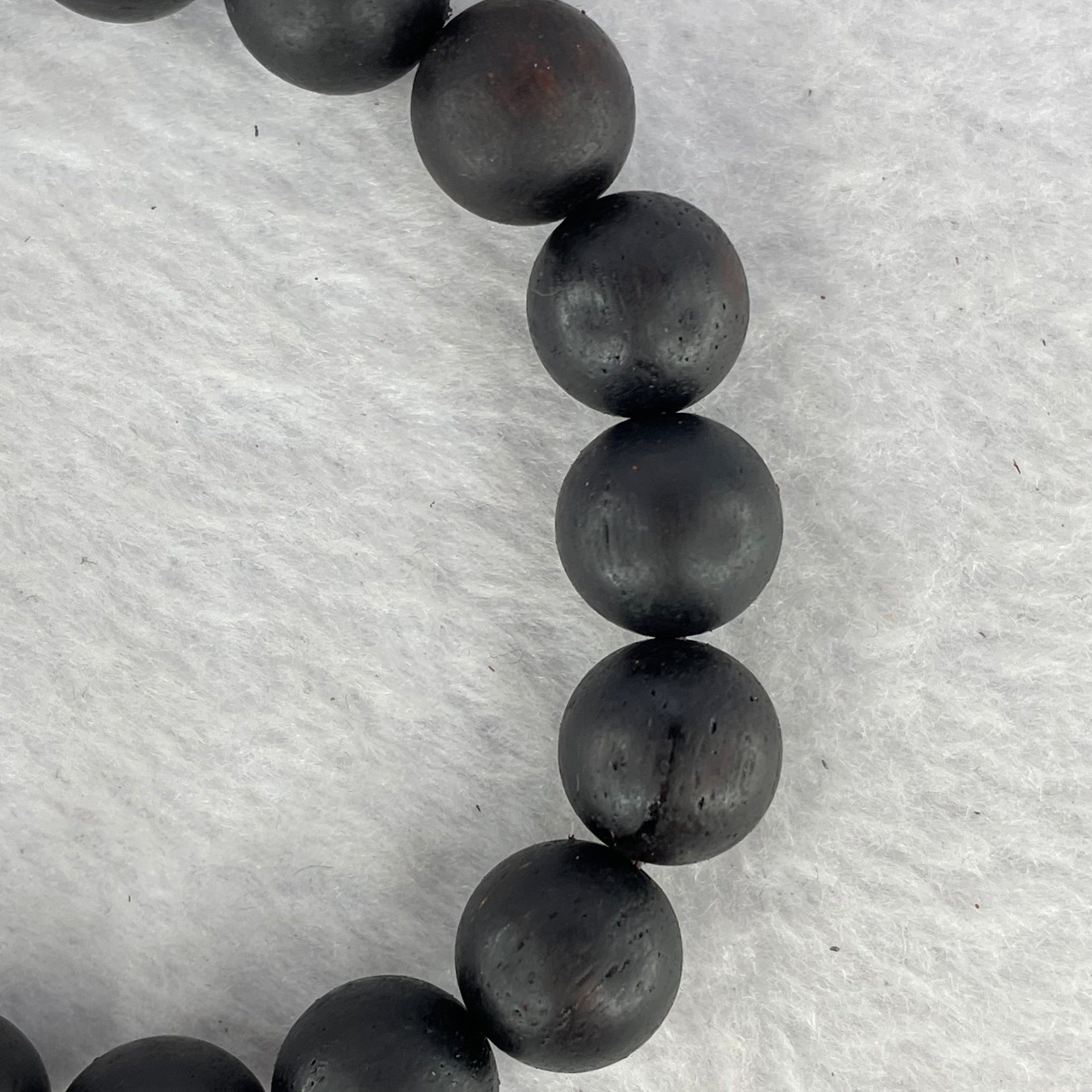 Natural Wild Hainan Jiang Zhen Xiang ( Acronychia Pedunculata) Beads Bracelet (Sinking Type) 天然野生海南降真香珠手链 14.22g 18cm / 12.3mm 17 Beads - Huangs Jadeite and Jewelry Pte Ltd