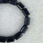 Uncommon Natural Dumortierite Bracelet 30.33 16.5cm 12.6 by 8.9mm 15 Lulu Tong - Huangs Jadeite and Jewelry Pte Ltd