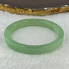 Green Quartzite Jade Bangle 天山玉手镯 28.09g Internal Diameter 58.3mm 9.8 by 6.9mm