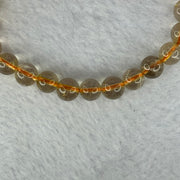 Natural Golden Rutilated Quartz Beads 天然金发水晶手链 15.17g 15.5cm 7.8mm 25 Beads - Huangs Jadeite and Jewelry Pte Ltd