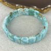 Certified Natural Larimar Bracelet 27.16g 18cm 13.9 by 10.1 by 4.7mm 20 pcs - Huangs Jadeite and Jewelry Pte Ltd