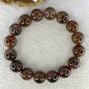 Natural Auralite Crystal Bracelet 极光手链 57.74g 13.4 mm 16 Beads - Huangs Jadeite and Jewelry Pte Ltd