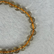 Natural Golden Rutilated Quartz Beads 天然金发水晶手链 13.67g 16cm 7.3mm 27 Beads - Huangs Jadeite and Jewelry Pte Ltd