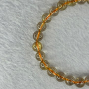 Natural Golden Rutilated Quartz Beads 天然金发水晶手链 13.60g 16cm 7.3mm 27 Beads - Huangs Jadeite and Jewelry Pte Ltd