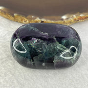 Natural Deep Intense Purple and Green Fluorite Crystal Mini Display 99.58g 52.7 by 37.2 by 25.4mm - Huangs Jadeite and Jewelry Pte Ltd