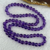 Good Grade Natural Amethyst Necklace 39.71g 52cm 7.3 by 79 Beads