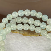 Rare High Icy Type A Sky Blue Beads Necklace 6.2mm 88 Beads 33.17g - Huangs Jadeite and Jewelry Pte Ltd