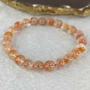 Natural Ferruginous Quartz Bracelet 17.08g 15cm 8.3mm 23 Beads - Huangs Jadeite and Jewelry Pte Ltd