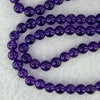 Good Grade Natural Amethyst Necklace 40.44g 52cm 7.3mm 79 Beads