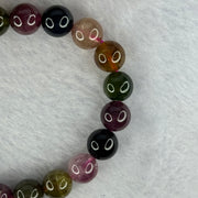 Good Grade Natural Tourmaline Beads Bracelet 好的天然碧玺珠手链 29.16g 16.5cm 9.8mm 20 Beads - Huangs Jadeite and Jewelry Pte Ltd