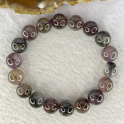 Natural Auralite Crystal Bracelet 极光手链 36.91g 11.8 mm 17 Beads - Huangs Jadeite and Jewelry Pte Ltd