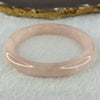 Natural Rose Quartz Bangle 38.01g Internal Diameter 59.9mm 10.3 by 8.5mm