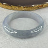 Rare Type A Semi Icy Light Blueish Lavender Jadeite Bangle 271.24 cts 54.25g Inner Diameter 56.55mm External 71.80mm with (Close to Perfect) NGI Cert 32881946 - Huangs Jadeite and Jewelry Pte Ltd