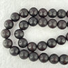 Natural Dark Red Medicine Amber Beads Necklace 天然红药琥珀项链 51.49g 68cm 90.0 - 15.6mm 71 Beads