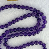 Good Grade Natural Amethyst Necklace 40.42g 54cm 7.3mm 79 Beads