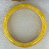 Yellow Quartzite Jade Bangle 天山玉手镯 Internal Diameter 62.6mm 74.70g 18.1 by 8.8mm