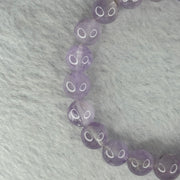 Natural Super 7 Amethyst Beads Bracelet 天然紫超七手链 25.17g 16.5cm 9.8mm 20 Beads - Huangs Jadeite and Jewelry Pte Ltd