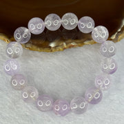 Natural Super 7 Amethyst Beads Bracelet 天然紫超七手链 43.09g 18cm 12.4mm 17 Beads - Huangs Jadeite and Jewelry Pte Ltd