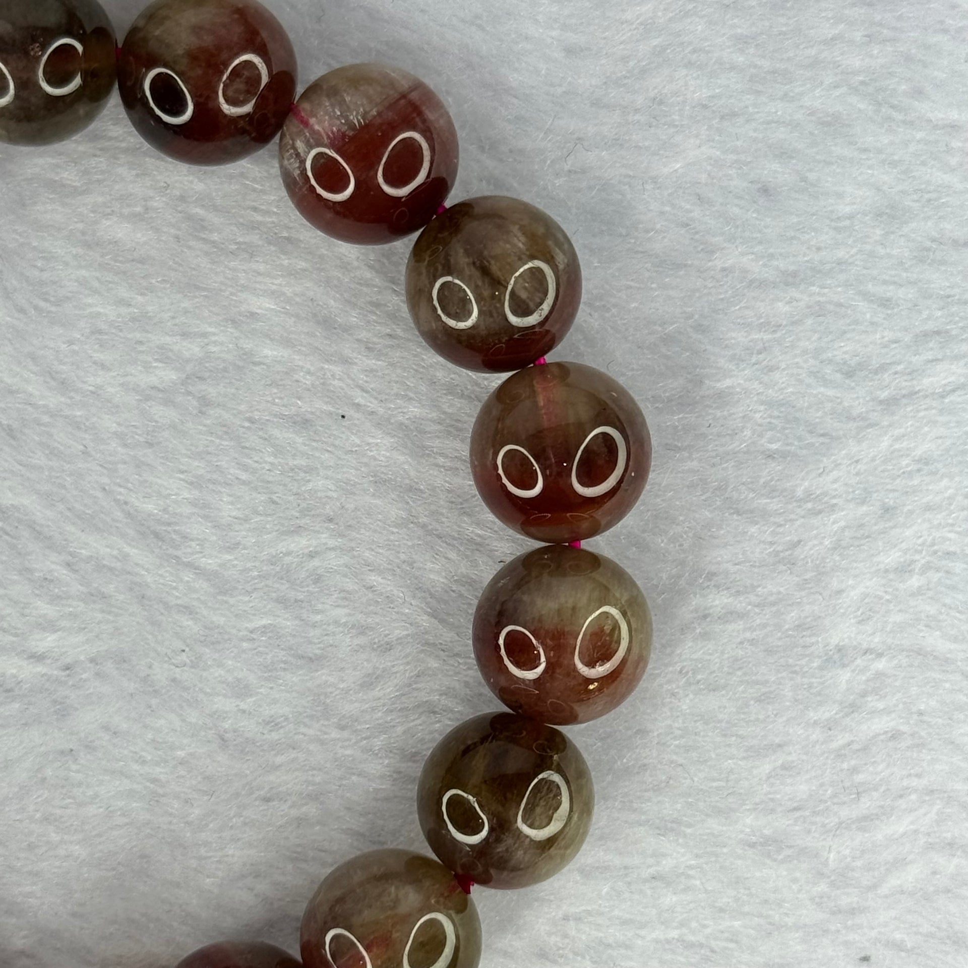 Above Average Natural Auralite 23 Bracelet 天然激光23手链 39.45g 18 Beads 11.9mm 18 Beads - Huangs Jadeite and Jewelry Pte Ltd