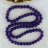 Good Grade Natural Amethyst Necklace 40.44g 52cm 7.3mm 79 Beads