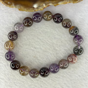 Natural Auralite Crystal Bracelet 33.11g 10.8 mm 19 Beads - Huangs Jadeite and Jewelry Pte Ltd