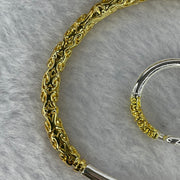 925 Sliver with Gold Colour Monkey God/King Tightening Curse Bracelet and Ring Set 21.96g 13.3 by 4.6 mm / 3.41 mm 8.9 by 3.1 mm - Huangs Jadeite and Jewelry Pte Ltd