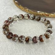 Natural Mixed Color Phantom Quartz Bracelet 32.87g 18cm 10.5mm 20 Beads - Huangs Jadeite and Jewelry Pte Ltd