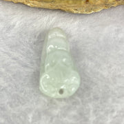 Type A Green Pea Pod 3.21g 12.2 by 24.7 by 6.5mm - Huangs Jadeite and Jewelry Pte Ltd