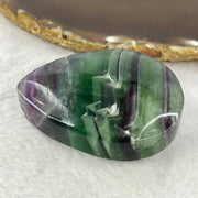 Natural Deep Intense Purple and Green Fluorite Crystal Mini Display 86.28g 55.3 by 41.6 by 21.1mm - Huangs Jadeite and Jewelry Pte Ltd