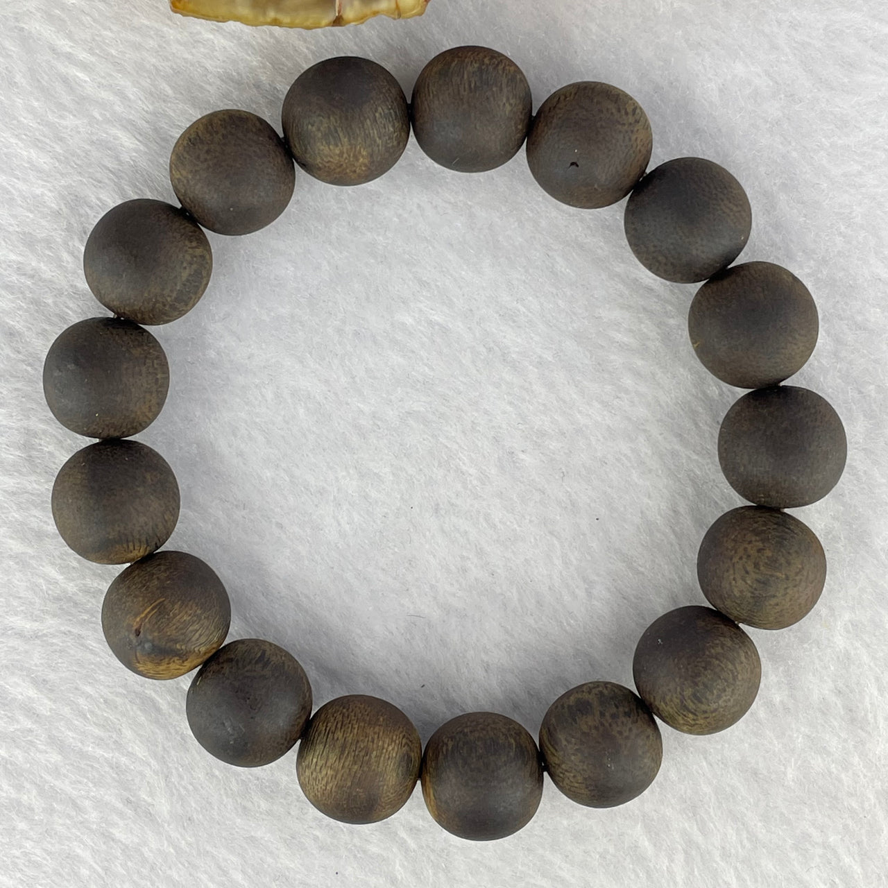 Rare Very Very High End Very Old Wild Vietnam Qi Nan Sinking Type Agarwood Beads Bracelet 罕见非常高端非常古老野生越南奇南沉沉型沉香珠手链 19.19g 19cm 12.8mm 17 Beads - Huangs Jadeite and Jewelry Pte Ltd