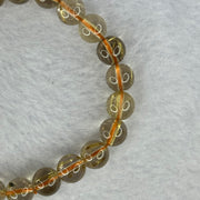 Natural Golden Rutilated Quartz Beads 天然金发水晶手链 19.17g 15cm 8.8mm 22 Beads - Huangs Jadeite and Jewelry Pte Ltd