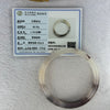 Transparent Grey with Yellow Quartzite Jade Bangle 天山玉手镯 Internal Diameter 62.1mm 46.57mm 14.8 by 7.5mm