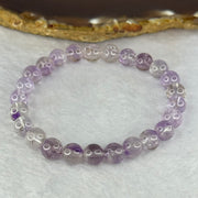 Natural Super 7 Amethyst Beads Bracelet 天然紫超七手链 15.34g 16cm 7.8mm 25 Beads - Huangs Jadeite and Jewelry Pte Ltd