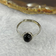 Good Grade Natural Super 7 Crystal in 925 Sliver Ring (Adjustable Size) 天然超级七水晶 925 银戒指（可调节尺寸) 1.64g 8.2 by 6.6 by 4.2mm - Huangs Jadeite and Jewelry Pte Ltd