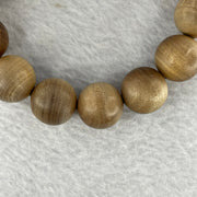 Natural Wild Old India Sandalwood Bracelet 老山檀手链  23.74g 15.2 mm 15 Beads - Huangs Jadeite and Jewelry Pte Ltd