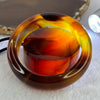 Natural Cognac Amber Bangle Set Internal Diameter 53.8mm 17.4 by 9.2mm and Pendant 50.8 by 18.2mm Total Weight 62.51g