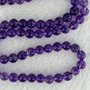 Good Grade Natural Amethyst Necklace 39.96g 52cm 7.5mm 79 Beads