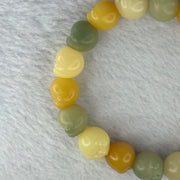 Natural Mixed Color Bodhi Beads in Paw Bracelet 21.52g 17.5cm 12.8mm 18 Beads - Huangs Jadeite and Jewelry Pte Ltd