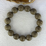 Rare Wild Indian Old Mountain Sandalwood Buried Underground Beads Bracelet 印度老山檀手链 埋土里的野生 19.62g 15.1 mm 15 Beads - Huangs Jadeite and Jewelry Pte Ltd