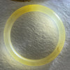 Transparent Yellow Quartzite Jade Bangle 天山玉手镯 Internal Diameter 62.0mm 33.28g 9.3 by 8.3mm