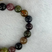 Good Grade Natural Tourmaline Beads Bracelet 好的天然碧玺珠手链 29.21g 16cm 9.9mm 20 Beads - Huangs Jadeite and Jewelry Pte Ltd