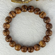 Natural Hainan Huang Huali Rosewood Beads Bracelet 天然海南黄花梨手链 10.24g 17cm 10.8mm 20 Beads - Huangs Jadeite and Jewelry Pte Ltd