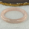 Natural Rose Quartz Bangle 38.01g Internal Diameter 59.9mm 10.3 by 8.5mm