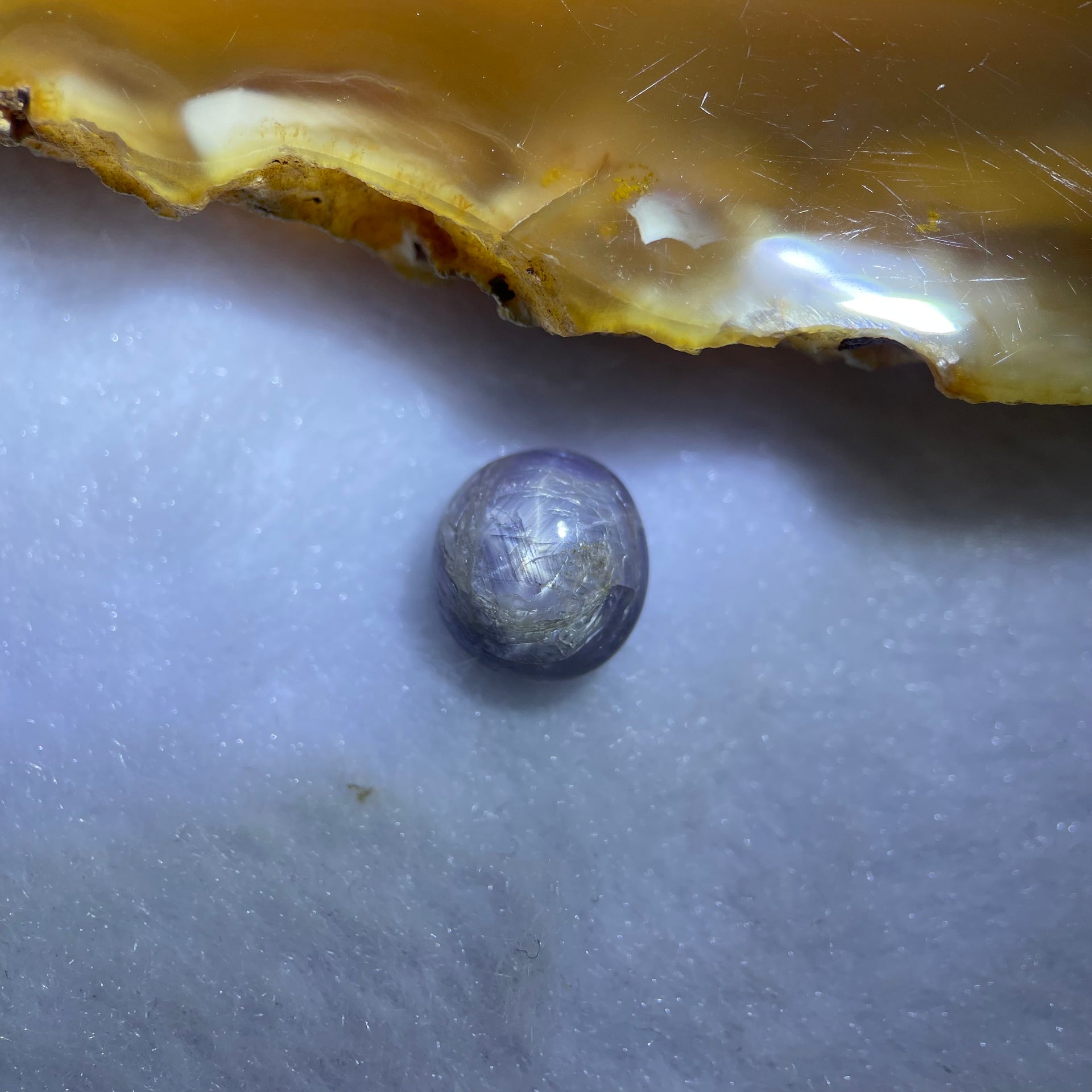 Natural Blue Star Sapphire 5.35 ct 9.2 by 8.9 by 6.0mm - Huangs Jadeite and Jewelry Pte Ltd