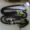 Natural Black Gold King Amber Beads with Crystals Necklace 天然黑金翁王琥珀项链 34.87g 80cm 13.2mm 1 Bead 8.9mm 4 Beads 8.1 mm 1 Bead 6.4mm 108 Beads