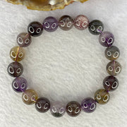 Natural Auralite Crystal Bracelet 33.11g 10.8 mm 19 Beads - Huangs Jadeite and Jewelry Pte Ltd